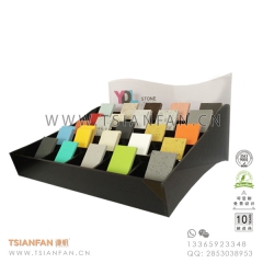 廠家直銷-微晶石展架-實木復合大理石展板展架