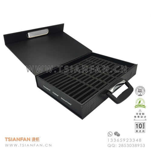 石材翻蓋手提箱