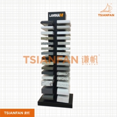 穩(wěn)固-石材展架定做架子-天然石落地展示架-出口品質(zhì)