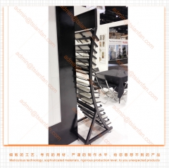 訂做-人造石弧形展示架-可拆裝石材展架-新款上市