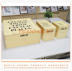 實木材質-建材類樣品盒-人造石樣品盒LOGO可定制