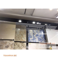 瓷磚推拉展架尺寸可調節-600 800瓷磚展示架-結實耐用