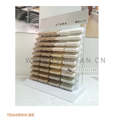 不銹鋼材質-大理石展架-拋光石展示架-工廠