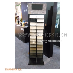 新款-木頭材質人造石展架-崗石展架-物美價廉