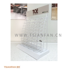 不銹鋼材質-大理石展架-拋光石展示架-工廠