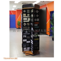 馬賽克翻頁展示架