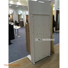 實木地板翻頁架-直立翻頁展示架木地板-工廠定制